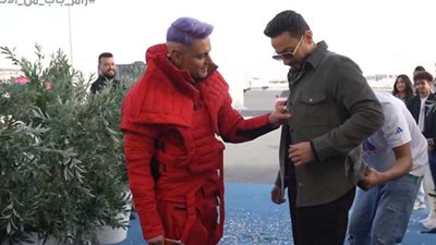 حمادة هلال يهدد رامز جلال بعد مقلب 