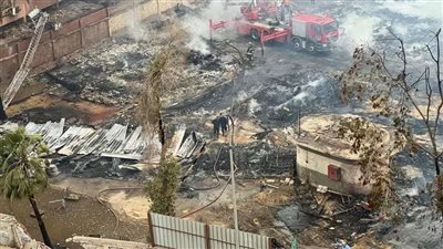 بينهم 3 أمناء شرطة..  إصابة 14 شخصًا في حريق استوديو الأهرام بالعمرانية