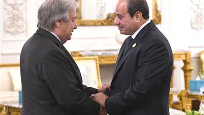 الرئيس السيسي وجوتيرش يحذران من أي عملية عسكرية في رفح الفلسطينية