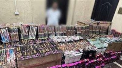 ضبط 250 ألف قطعة ألعاب نارية في الشرقية
