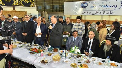 محافظ أسيوط وأمين حزب مستقبل وطن يشهدان حفل إفطار 