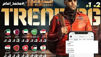 محمد إمام ومسلسل كوبرا يتصدران ترند «x» في مصر والدول العربية