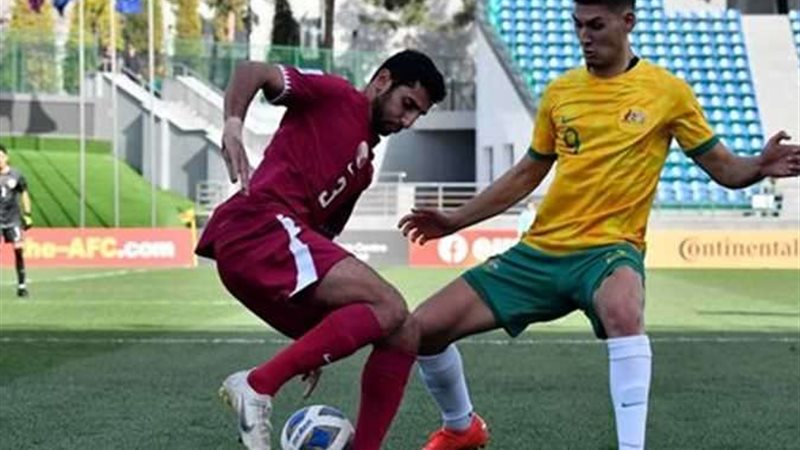 منتخب قطر وأستراليا