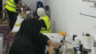 التحالف الوطني يقيم دورات تدريبية على التفصيل والخياطة خلال شهر رمضان