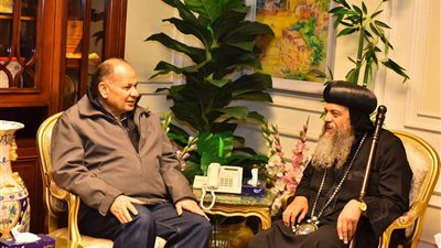 محافظ أسيوط يستقبل أسقف مطرانية الأقباط الارثوذوكس بمنفلوط لبحث آليات التعاون والتنسيق