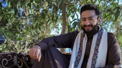 حمادة هلال يروج لأغنية 