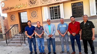 وكيل رياضة القليوبية يتفقد موقع أول فرع للشهر العقاري بمركز شباب كفر منصور