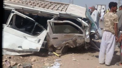 إصابة 11 شخصا إثر حادث تصادم ميكروباص بملاكي في قنا