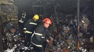 انتداب المعمل الجنائي لمعاينة حريق داخل شقة في أو النمرس