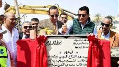 وزير الرياضة يفتتح أولى مراحل تطوير استاد العريش