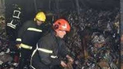 انتداب المعمل الجنائي لمعاينة حريق اندلع داخل الشهر العقاري بوسط البلد