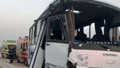 إصابة 10 أشخاص في حادث أتوبيس بالطريق الشرقية الإقليمي