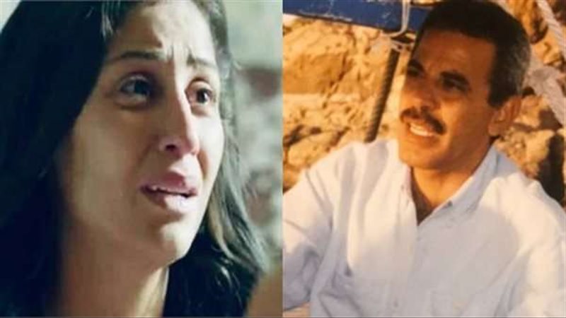 دينا الشربيني و والدها