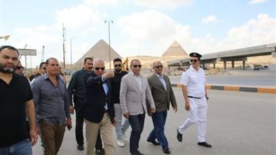 محافظ الجيزة يوضح تقدم أعمال تطوير  المنطقة المحيطة بالمتحف المصري