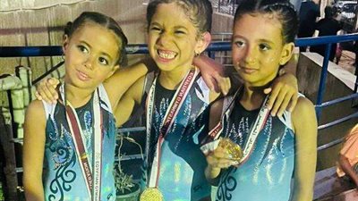 إيزابيلا الهواري تحصد الذهبية في مسابقة الجمهورية للجمباز الفني