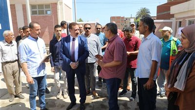 محافظ المنوفية يتفقد محطة صرف كفر داود بقيمة استثمارية 34 مليون جنيه