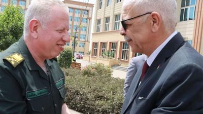 رئيس جامعة المنوفية يستقبل رئيس الوطنية للمقاولات