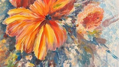 60 عملا تشكيليا فى معرض ألحان وألوان بالأوبرا