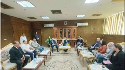 محافظ شمال سيناء يستعرض مجالات التعاون مع بعثة الوكالة الأمريكية للتنمية الدولية