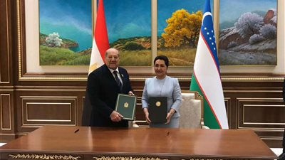 وفد مجلس الشيوخ المصري يصل العاصمة الأوزبكية