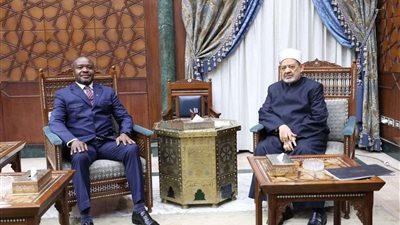 شيخ الأزهر لسفير جنوب إفريقيا: مستعدون لتقديم منح دراسية تقديرًا لموقفكم في دعم فلسطين