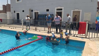 رئيس مدينة أشمون يتفقد المنشآت الرياضية الجديدة