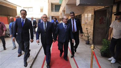 افتتاح أعمال تطوير وميكنة فروع توثيق السيدة زينب والخليفة وقصر النيل