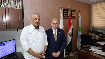 وكيل «رياضة القليوبية» ورئيس شركة المياه يبحثان سبل التعاون المشترك