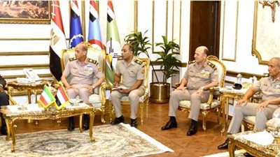 الفريق محمد زكي يستضيف نائب رئيس غينيا الاستوائية الأول