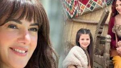 خاص|كايلا رامي ابنة دنيا سمير غانم تنتهي من تصوير 