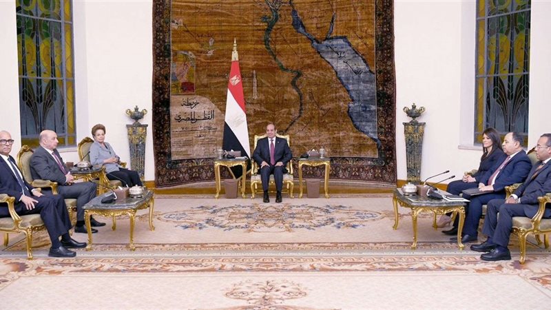 السيسي يستقبل رئيسة