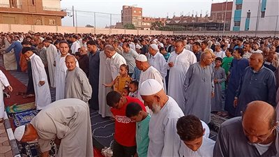 الآلاف يؤدون صلاة عيد الأضحى بالمنوفية ( صور )