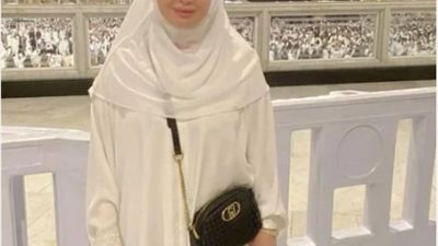 من الحرم المكي.. إلهام شاهين تهنئ جمهورها بعيد الأضحى