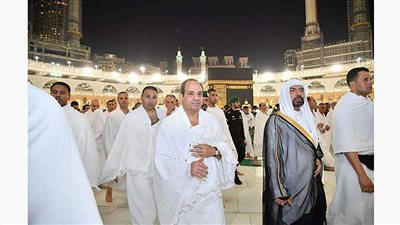 الرئيس السيسي يغادر المدينة المنورة