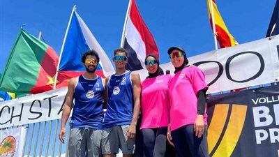 منتخب سيدات الطائرة الشاطئية يتأهل لنصف نهائي بطولة أفريقيا