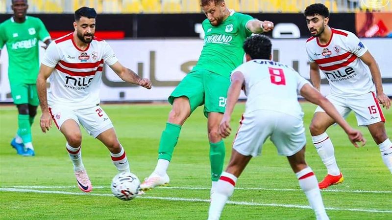 مباراة الزمالك والمصري