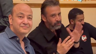 تركي آل الشيخ يمازح أحمد حلمي وعمرو أديب في فيديو كوميدي