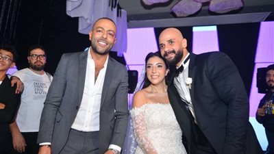 تامر عاشور ونجم المهرجانات مسلم يحييان حفل زفاف نبيه صفوت وكريمان نور