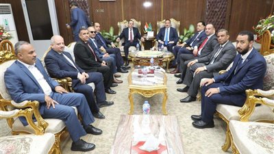 محافظ المنوفية يستقبل عدد من أعضاء مجلسي النواب والشيوخ ورؤساء النقابات المهنية