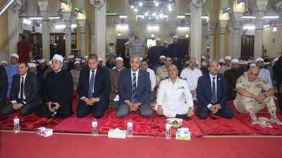 محافظ القليوبية يشهد الاحتفال بالعام الهجري الجديد بمسجد ناصر في بنها
