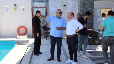 وكيلا وزارتيّ الرياضة والصحة يتفقدان أمن وسلامة حمامات السباحة بالقليوبية