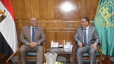 تفاصيل اجتماع محافظ القليوبية ومدير الأمن