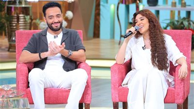 الجمعة.. حلقة رومانسية لرامي جمال وزوجته ناريمان في 