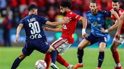 وسام أبو علي يحرز الهدف الأول للأهلي في مرمى بيراميدز