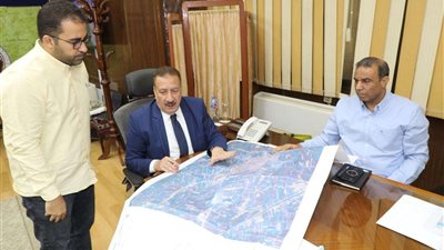 محافظ المنوفية يناقش مشروع تحديث الأحوزة العمرانية
