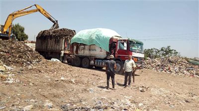 رفع 100 ألف طن تراكمات خلال شهر يونيو بالمنوفية