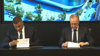 مبابي يوقع عقود انتقاله إلى ريال مدريد ويحقق حلم الطفولة