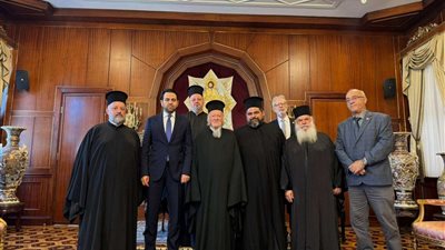 الأمين العام لمجلس حكماء المسلمين يبحث مع رئيس أساقفة القسطنطينيّة تعزيز التعاون المشترك