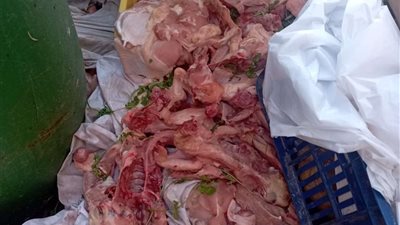 ضبط 1500 كيلو لحوم ودواجن وأسماك فاسدة بالمنوفية