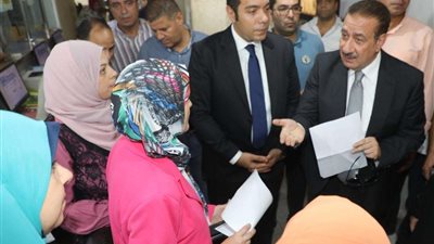 محافظ المنوفية يتفقد المركز التكنولوجي لمتابعة نسب الإنجاز بملف التصالح